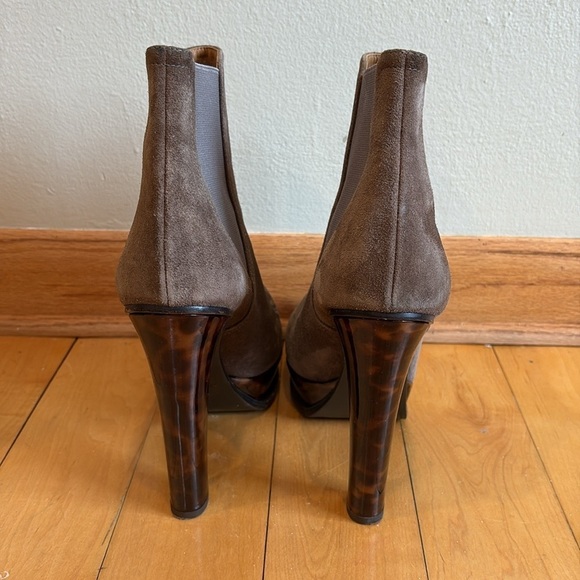 Ralph Lauren Collection Purple Label Suede Chelsea Boots Booties 39 - Picture 6 of 11